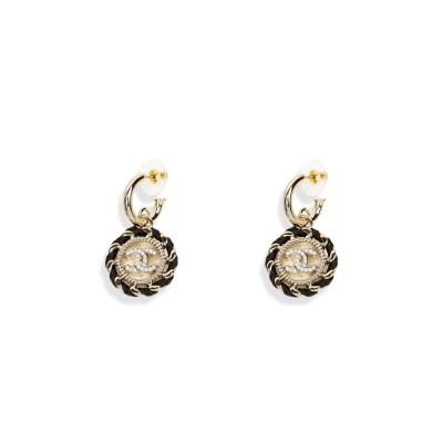 CHANEL 25C TWISTED DOUBLE C EARRINGS 